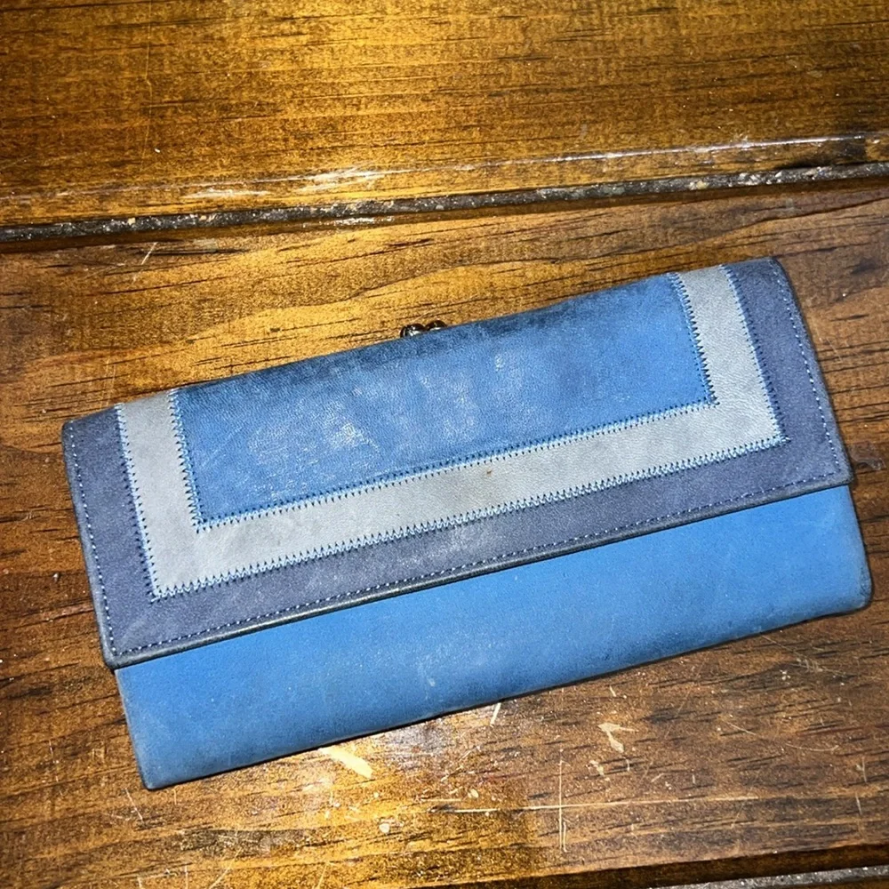 Lot of‎ 3- Genuine Vintage Leather Long Wallets